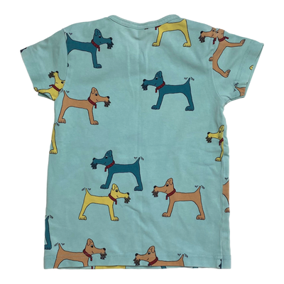 Blaa t-shirt, dog | 86/92cm