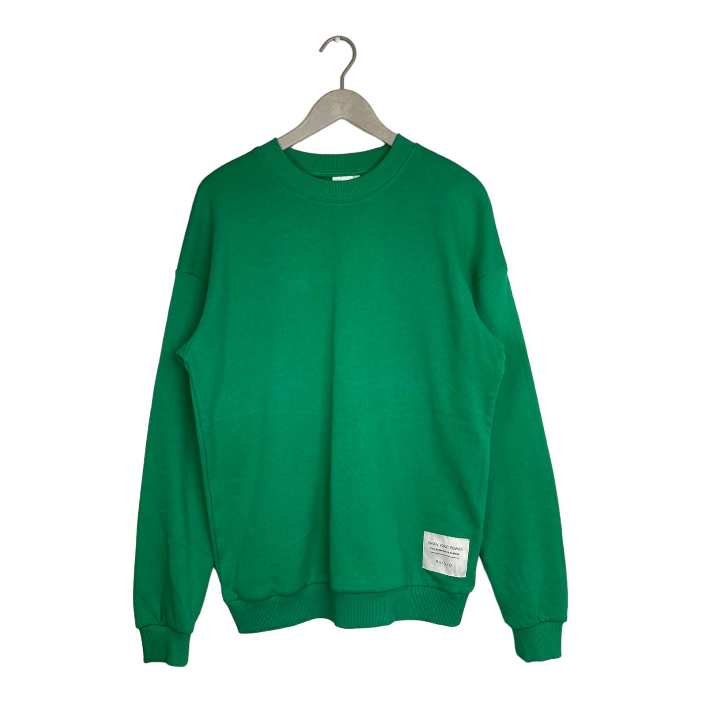 Mainio superpower sweatshirt, green | woman XS