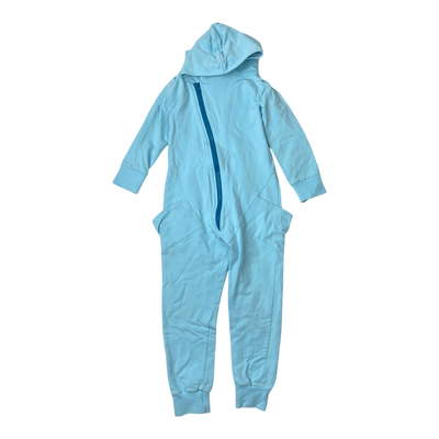 Gugguu sweat jumpsuit, sky blue | 116cm