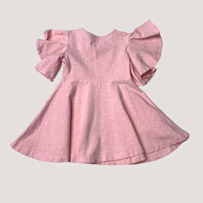 Metsola frill dress, pink | 86/92cm