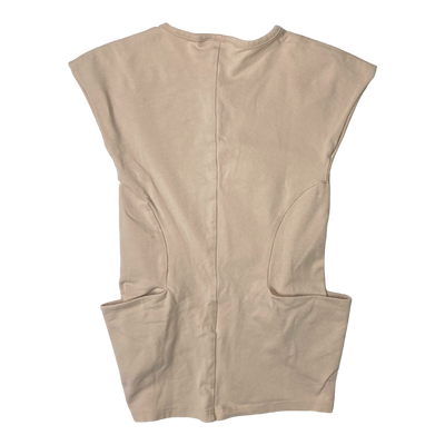 Gugguu sleeveless tunic dress, wheat | 92cm