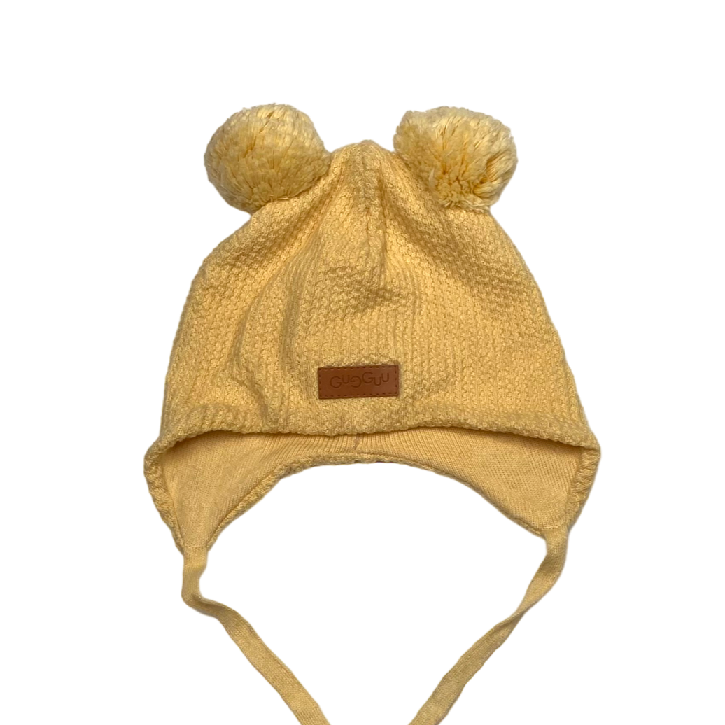 Gugguu merino beanie, yellow | 42/43cm