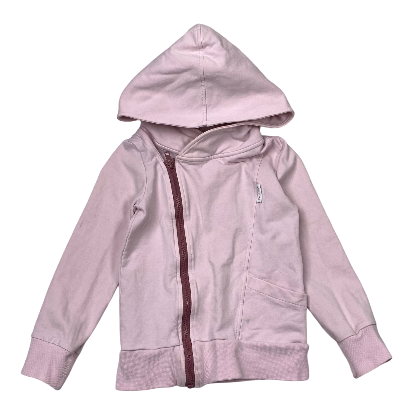 Gugguu zipper hoodie, pink | 110cm