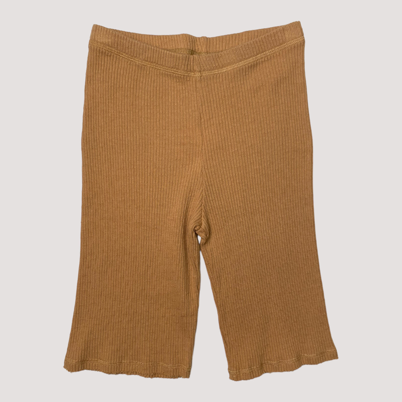 rib shorts, caramel | 122/128cm