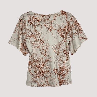 tricot t-shirt, twigs | woman S