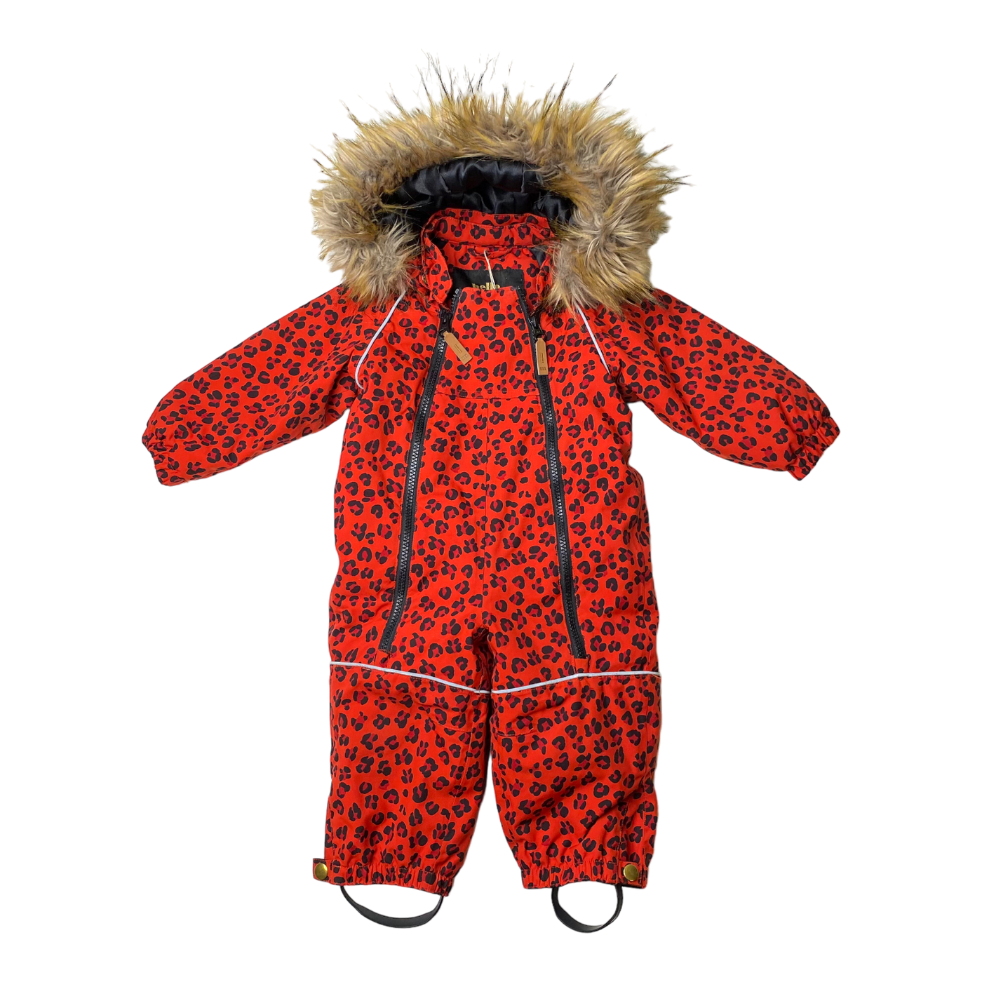 Mini Rodini kebnekaise winter overall, leopard | 74cm