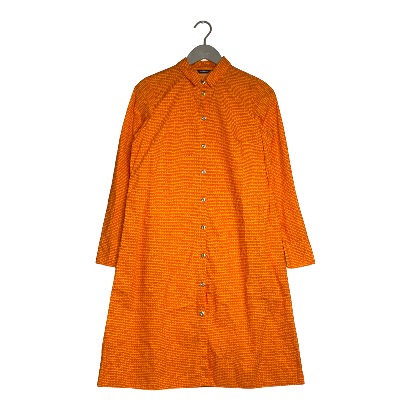 Marimekko beata poplin dress, orange | woman 34