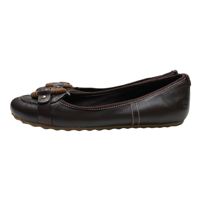 Timberland ballerinas, coffee | 36