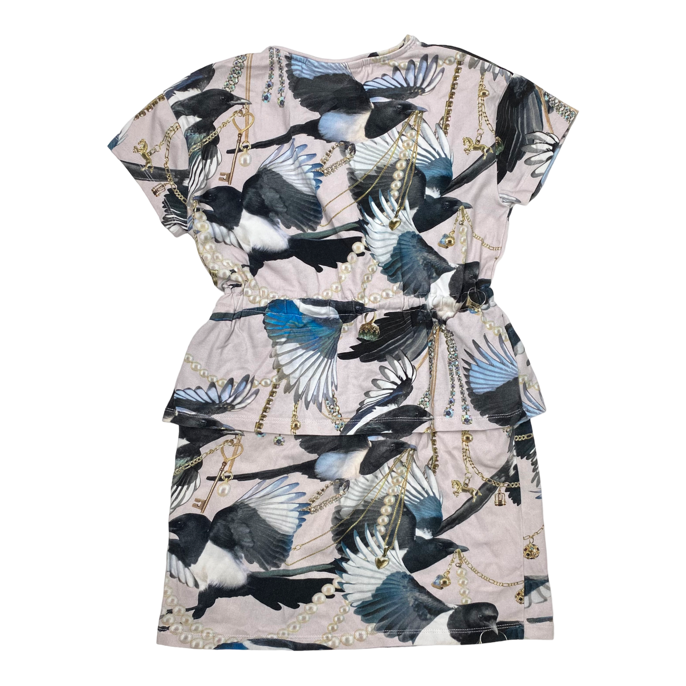 Molo t-shirt dress, bird | 110/116cm