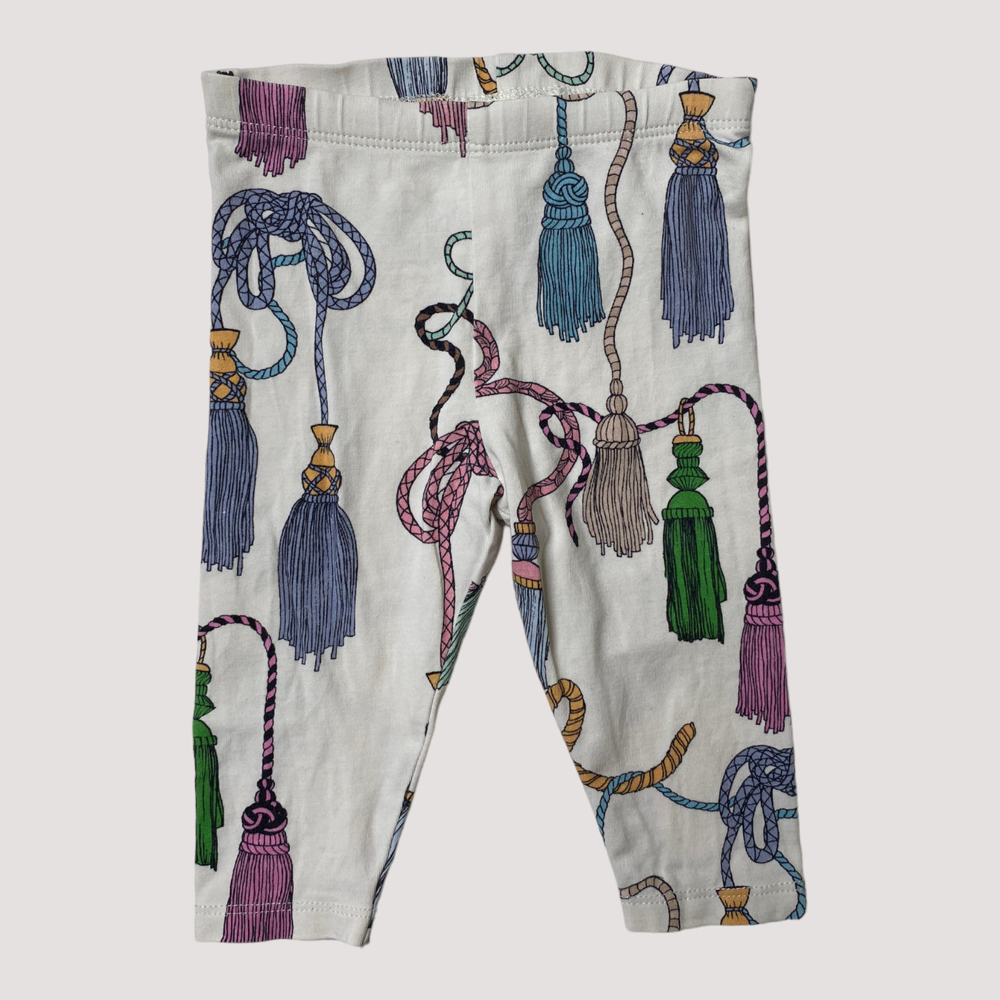 Mini Rodini leggings, tassels | 56/62cm