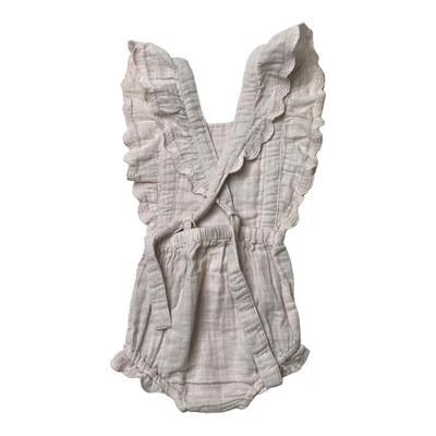 Jamie Kay muslin romper, misty rose | 2y