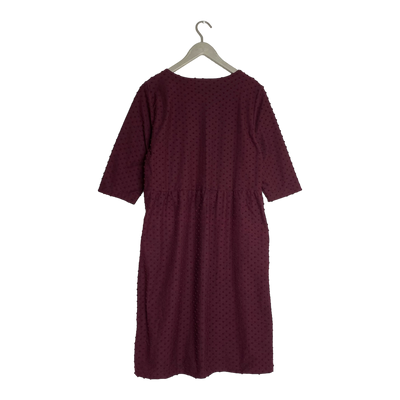 Aarre marisa dress, burgundy dot | woman XL