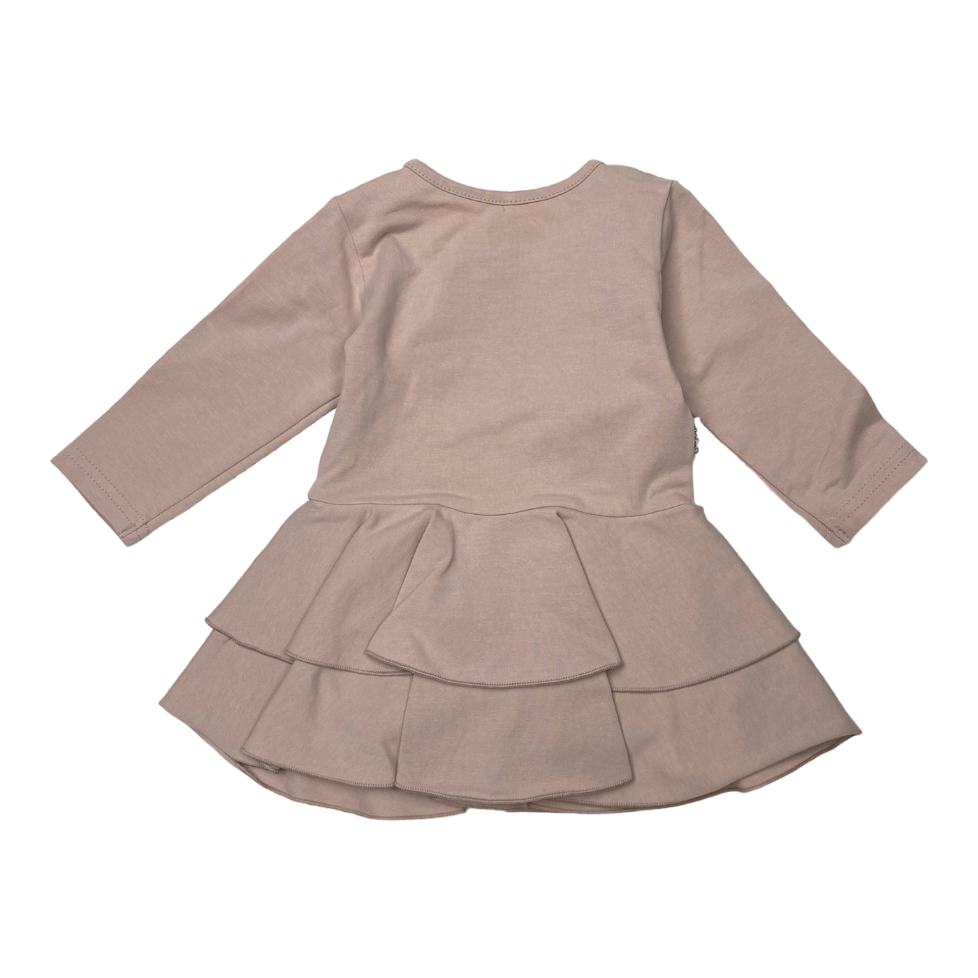 Gugguu frill body dress, tan | 56cm