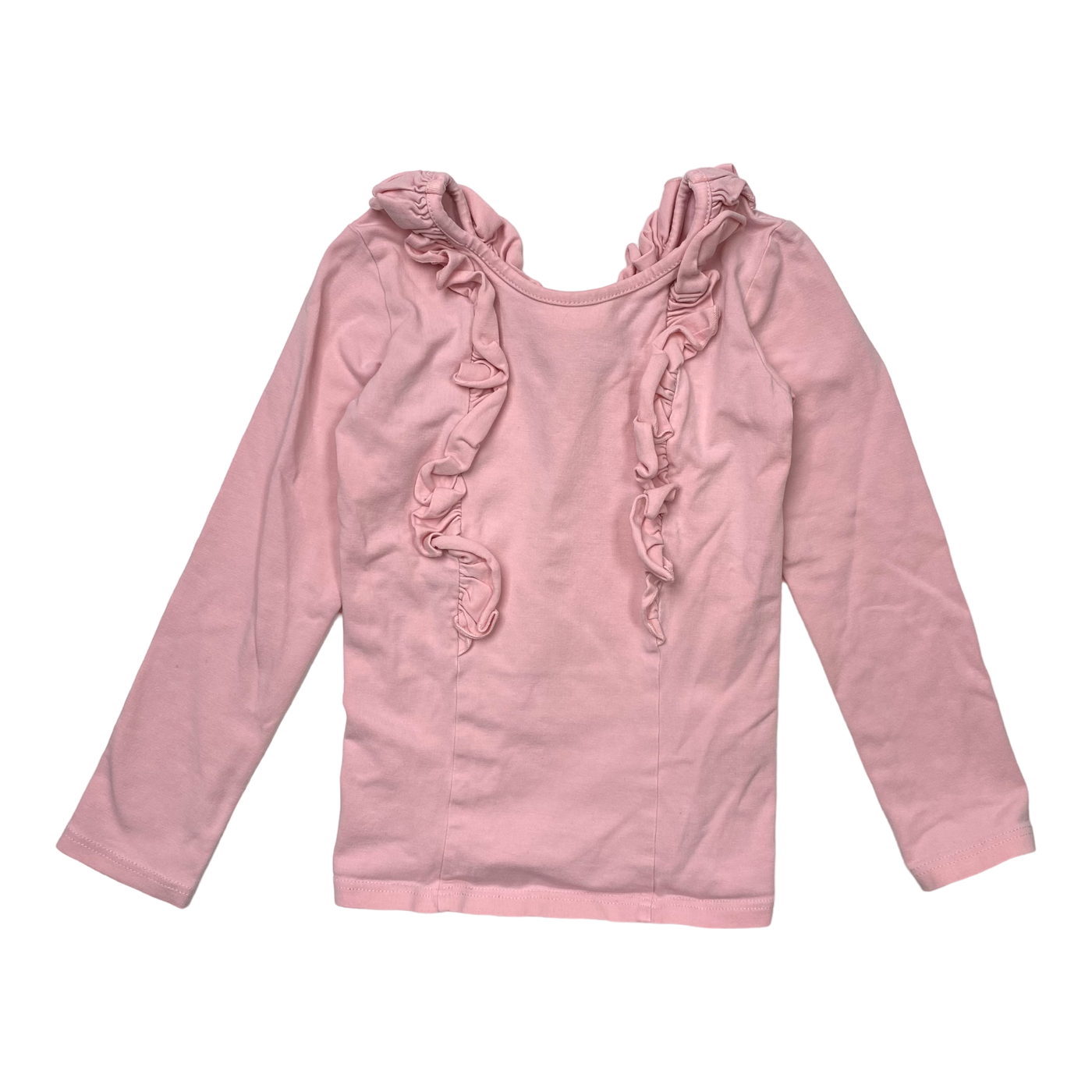 Gugguu frill shirt, pink | 92cm