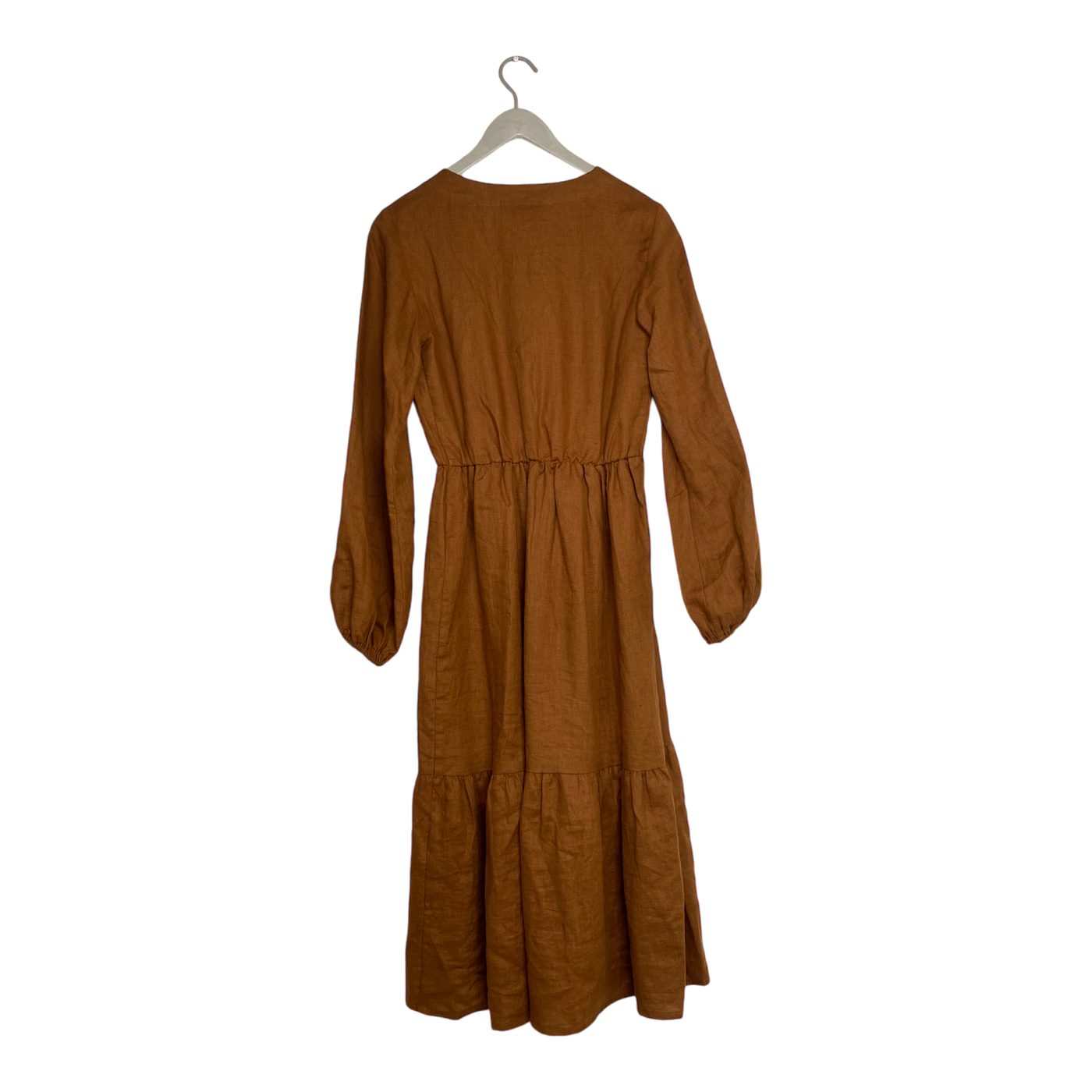 Nakoa cloe linen dress, brown | woman XS