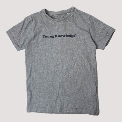 Knowledge Cotton t-shirt, grey | 122/128cm