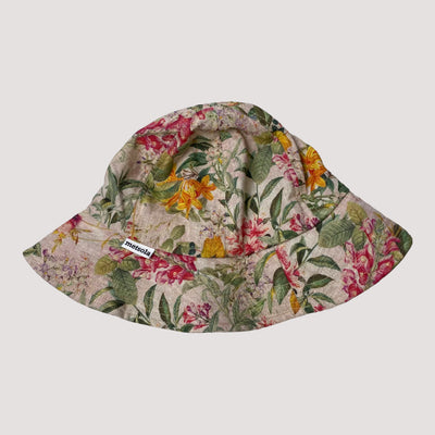 Metsola summer hat, flowers | woman 57-58cm