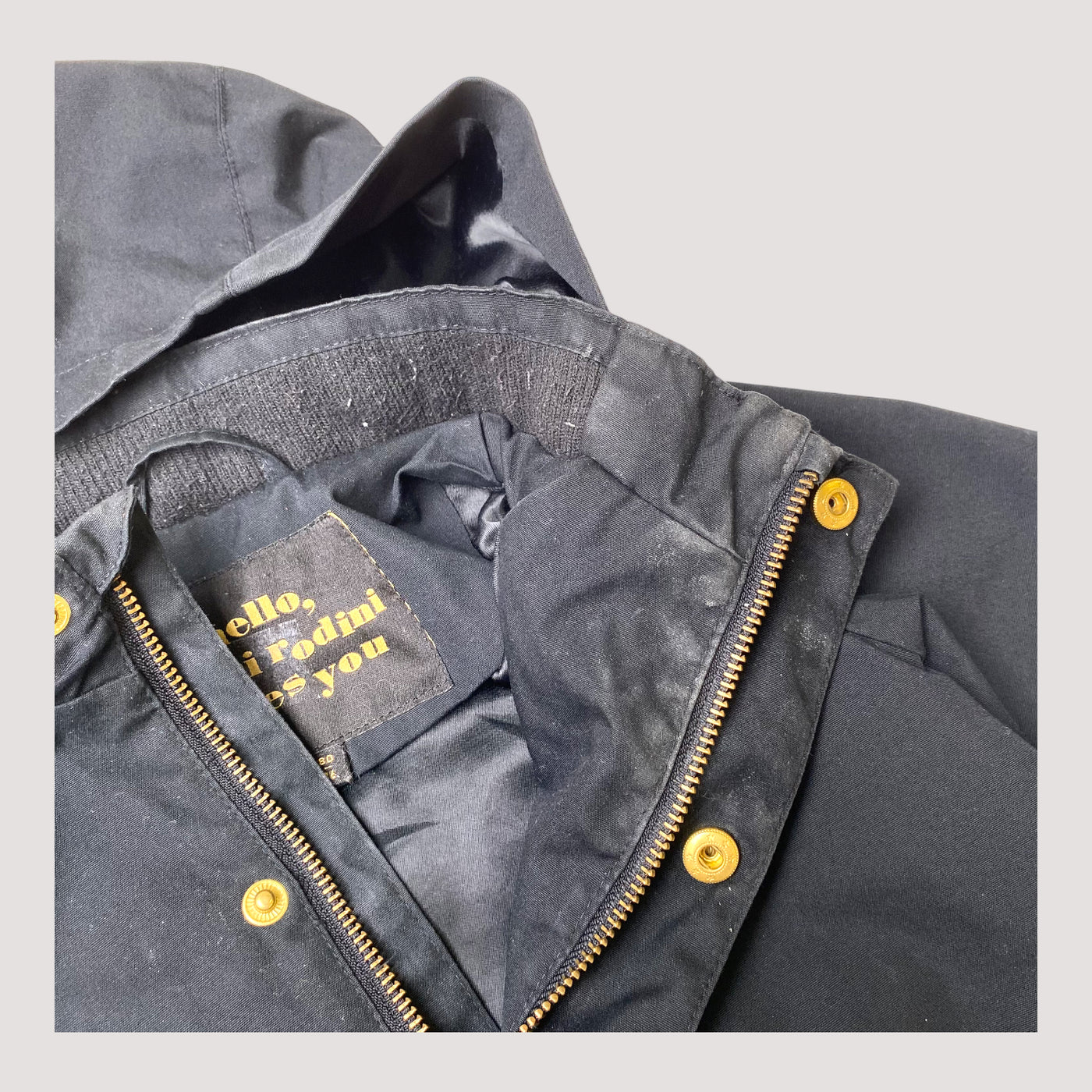 Mini Rodini pico jacket, black | 80/86cm