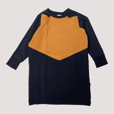 fox sweat dress, black | 110/116cm