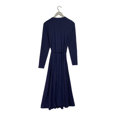 Papu belted wrap dress, midnight blue | woman M