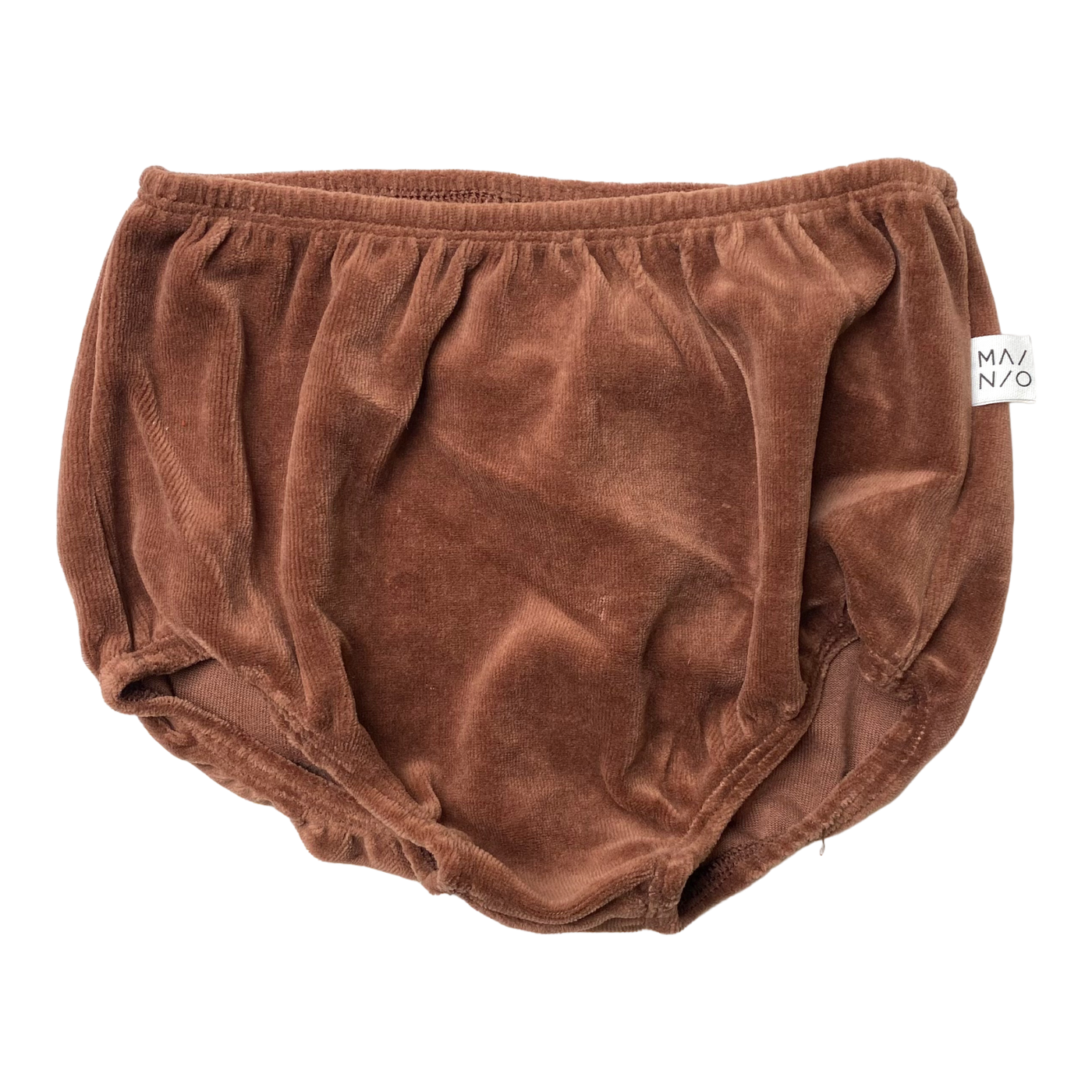 Mainio velour bloomers, chocolate | 62/68cm