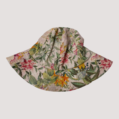 Metsola summer hat, flowers | woman 57-58cm