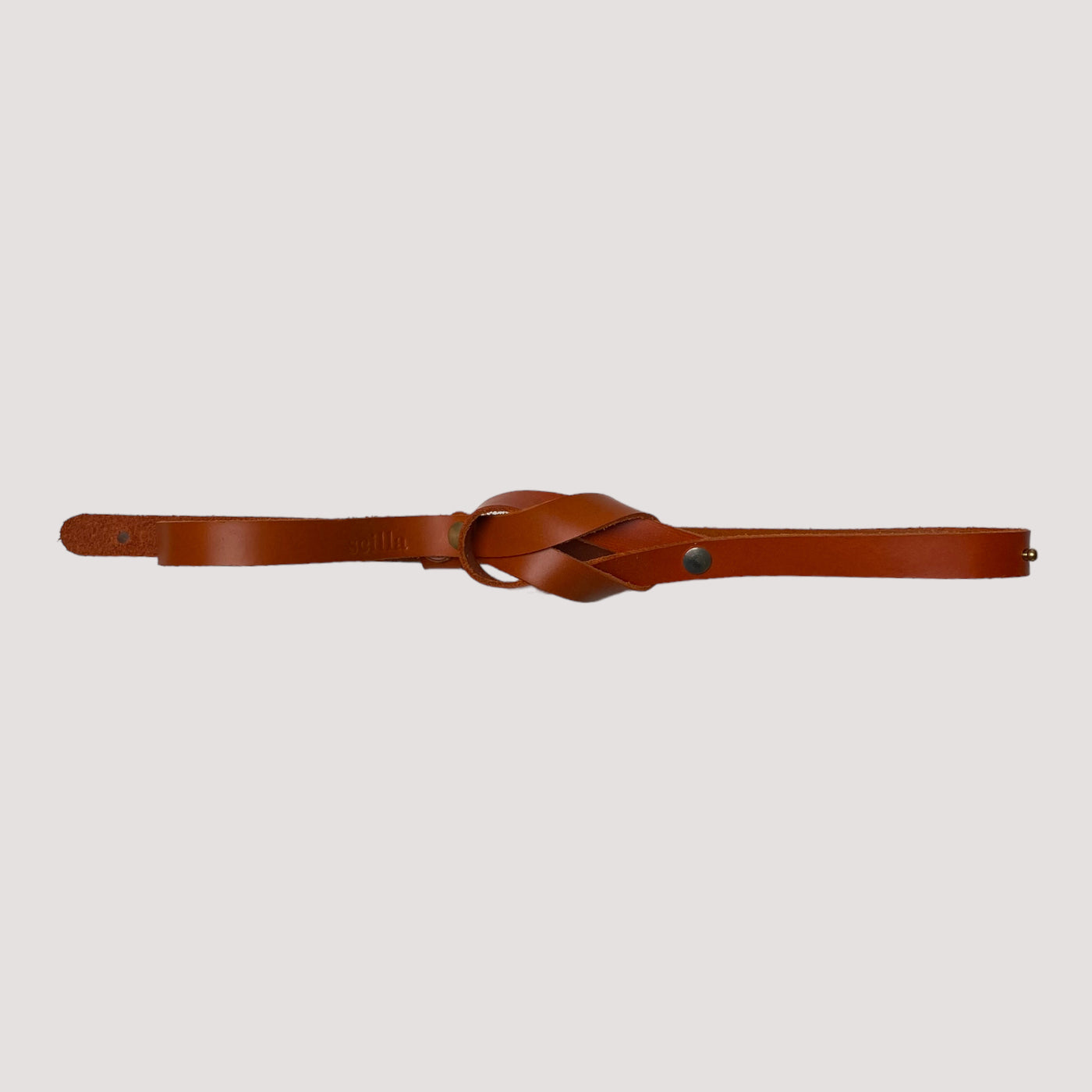 knot belt, brown | one size