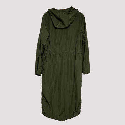 Knowledge Cotton midseason parka jacket, dark green | woman S