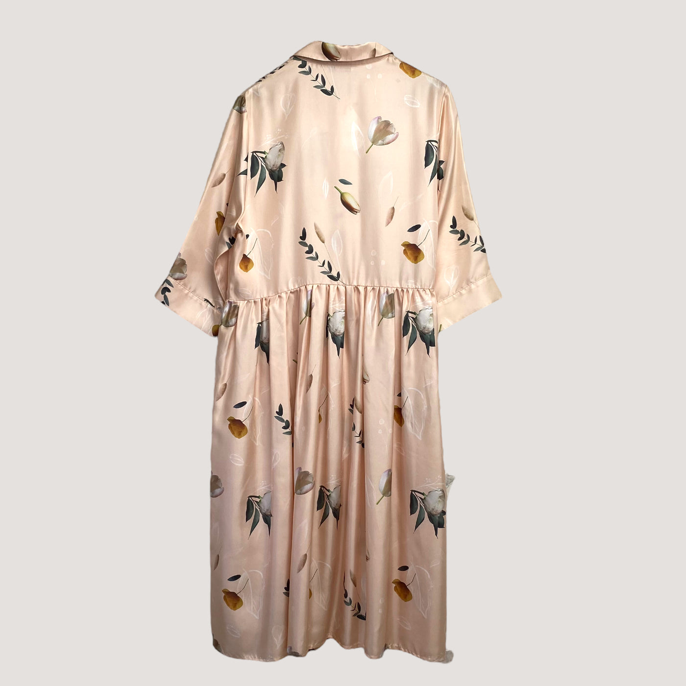 Uhana silk sincere dress, summer wind champagne | woman XL