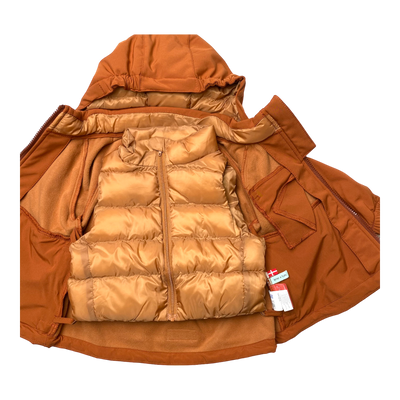 Mini A Ture briddi winter softshell jacket, ginger bread brown | 80cm