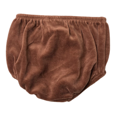 Mainio velour bloomers, chocolate | 62/68cm