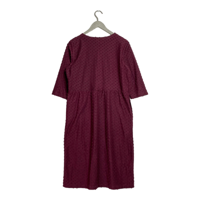 Aarre marisa dress, burgundy dot | woman M
