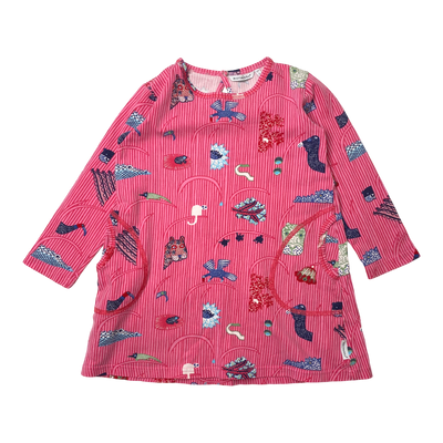 Marimekko tunic dress, animals | 110cm