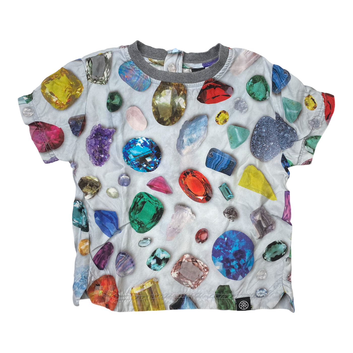 Molo woven t-shirt, diamonds | 92/98cm