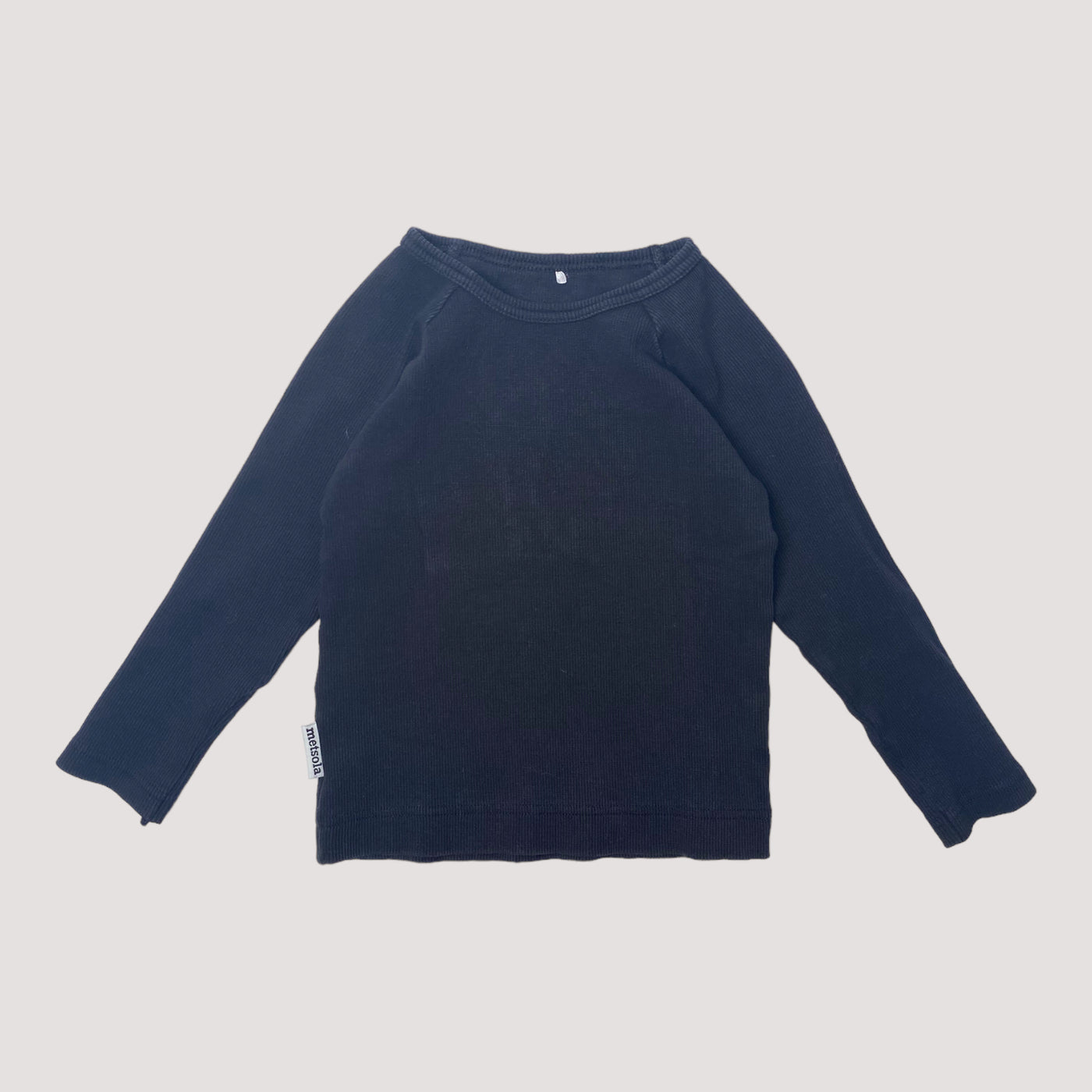 rib shirt, black | 92cm