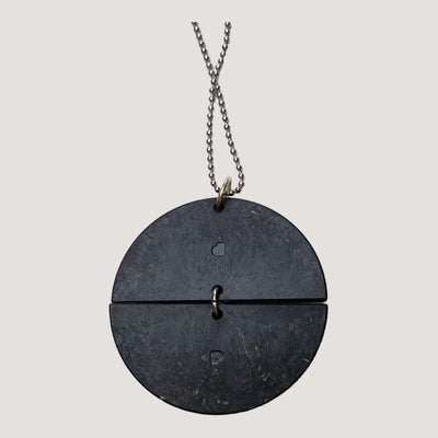 Papu beans necklace, black