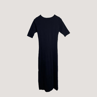 Kaiko t-shirt belted dress, black | woman XS