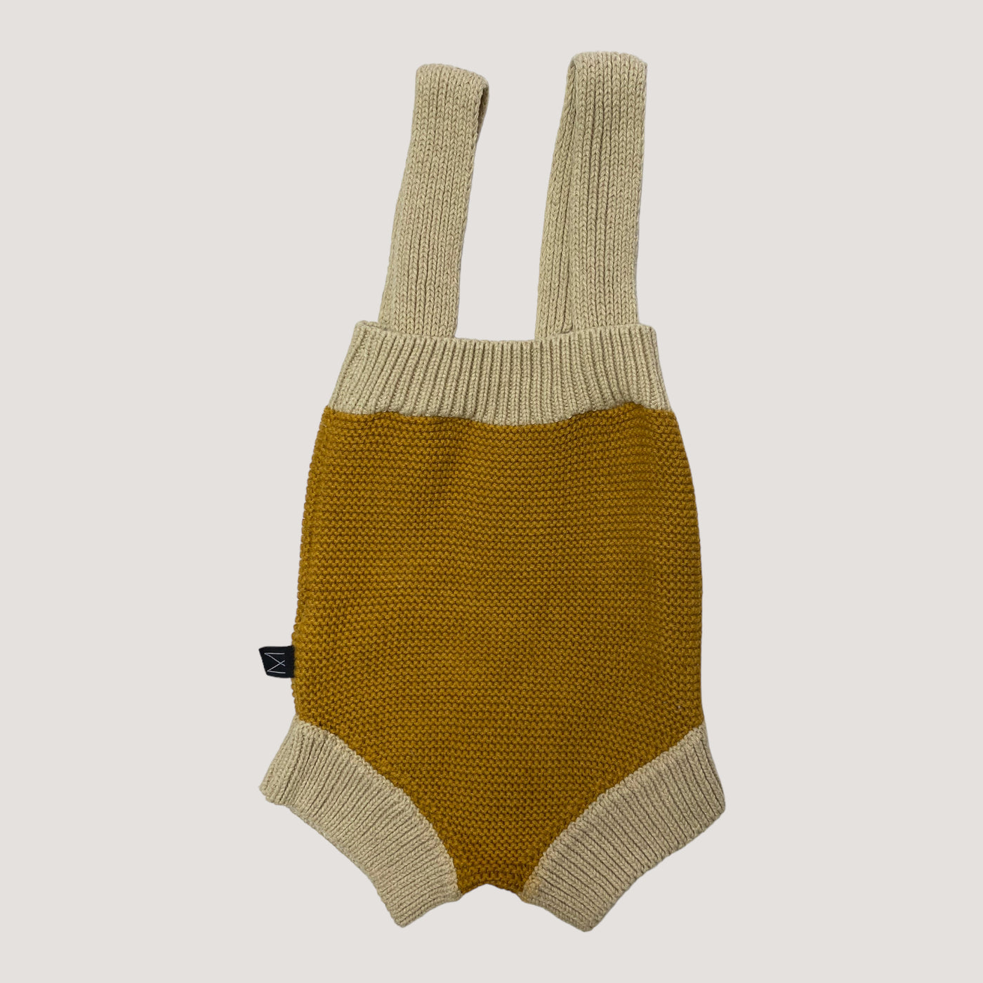 Monkind knitted bloomer shorts, caramel / wheat | 62/68cm