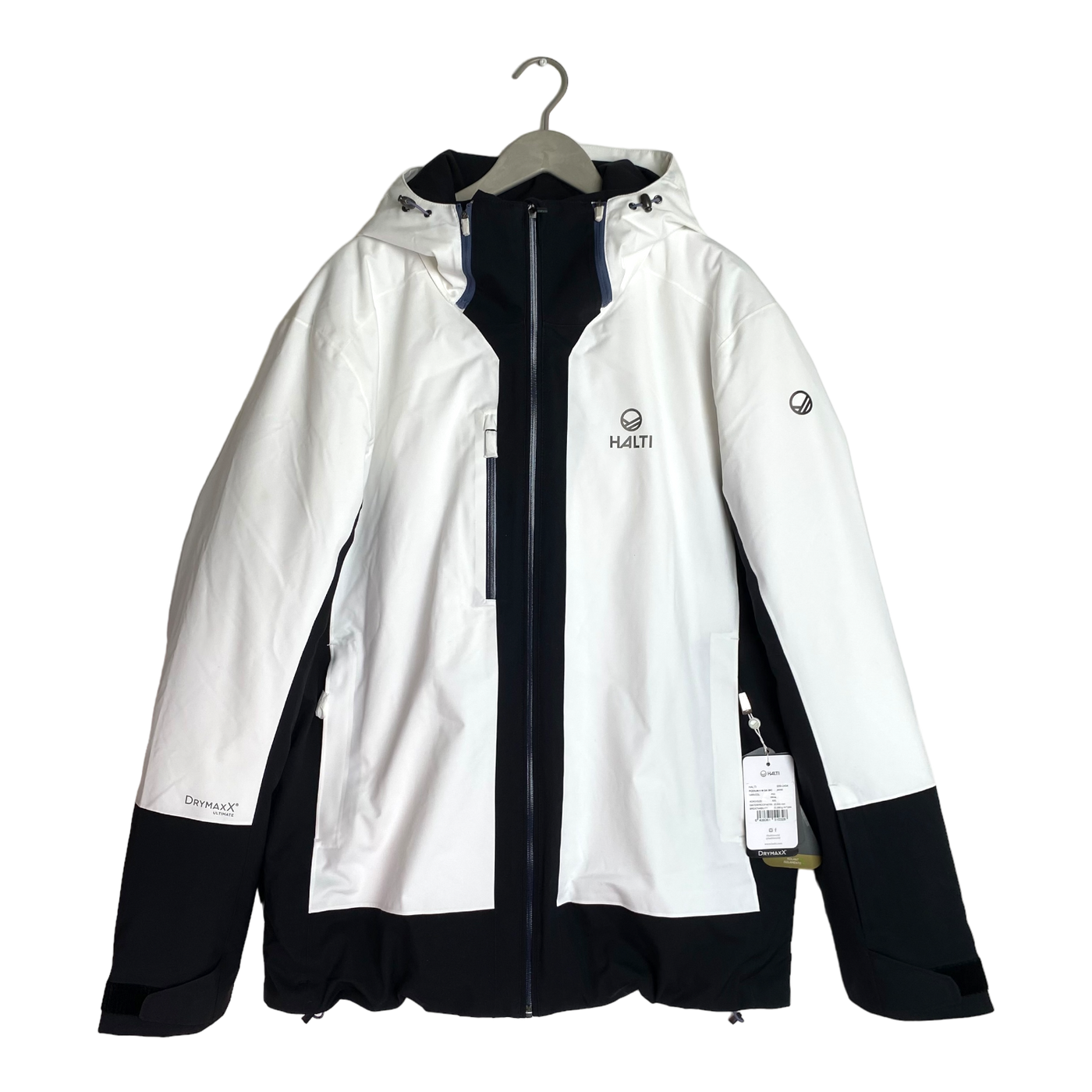 Halti podium II ski jacket, white/black | man XXL