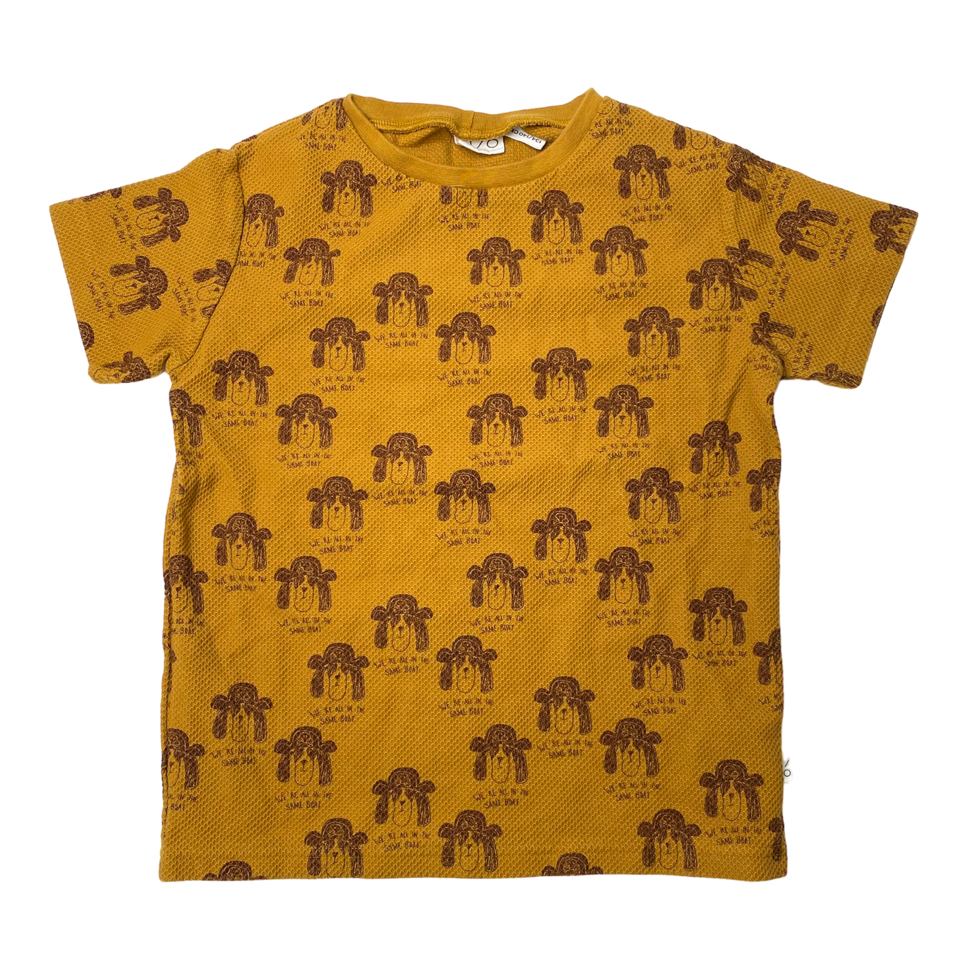 Mainio waffle t-shirt, pirate dog | 134/140cm