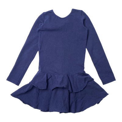 Gugguu frilla dress, midnight blue | 116cm