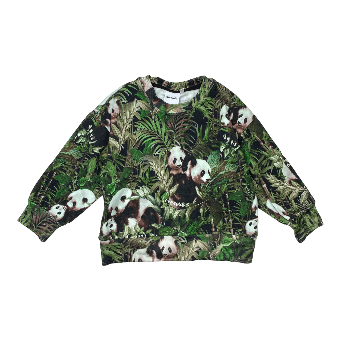 Metsola sweatshirt, panda | 74/80cm