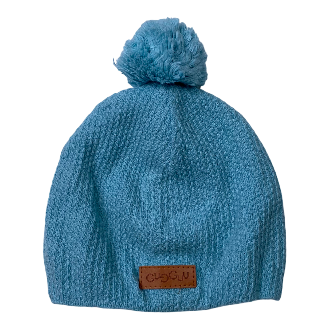 Gugguu cotton knitted beanie, aqua blue | 46/47cm