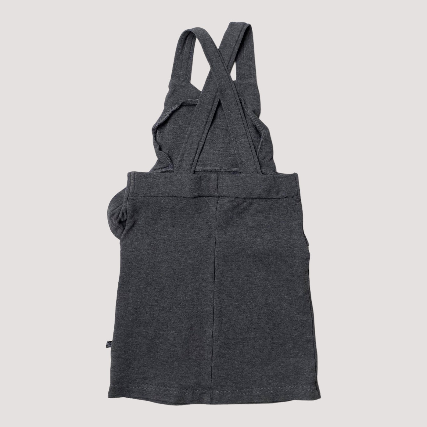 Kaiko strap dress, dark grey | 110/116cm