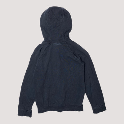 zip hoodie, black | 128/134cm