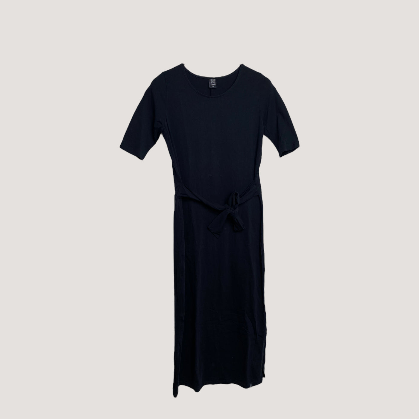Kaiko t-shirt belted dress, black | woman XS