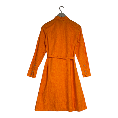 Marimekko beata poplin dress, orange | woman 34
