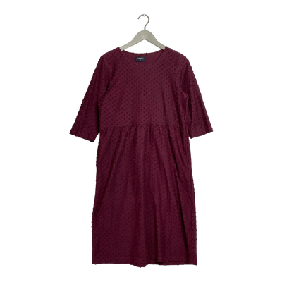Aarre marisa dress, burgundy dot | woman M