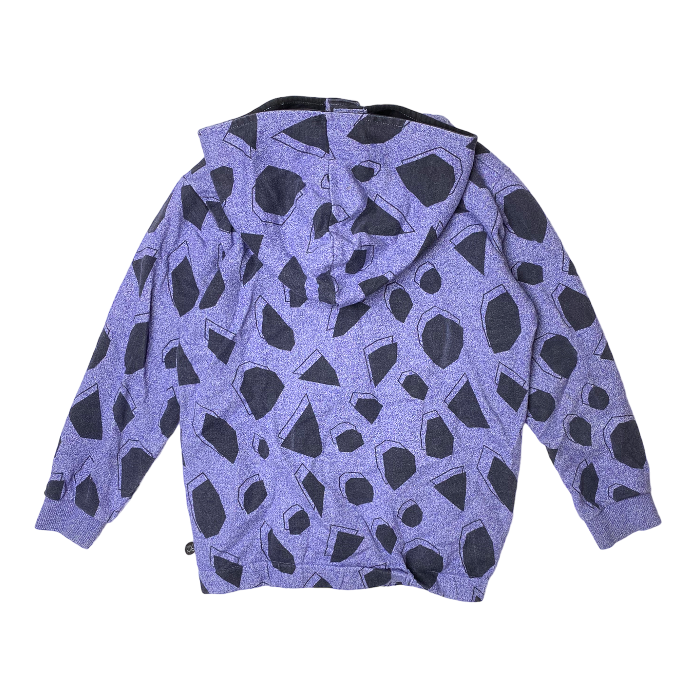 Mainio button  hoodie jacket, mauve | 122/128cm