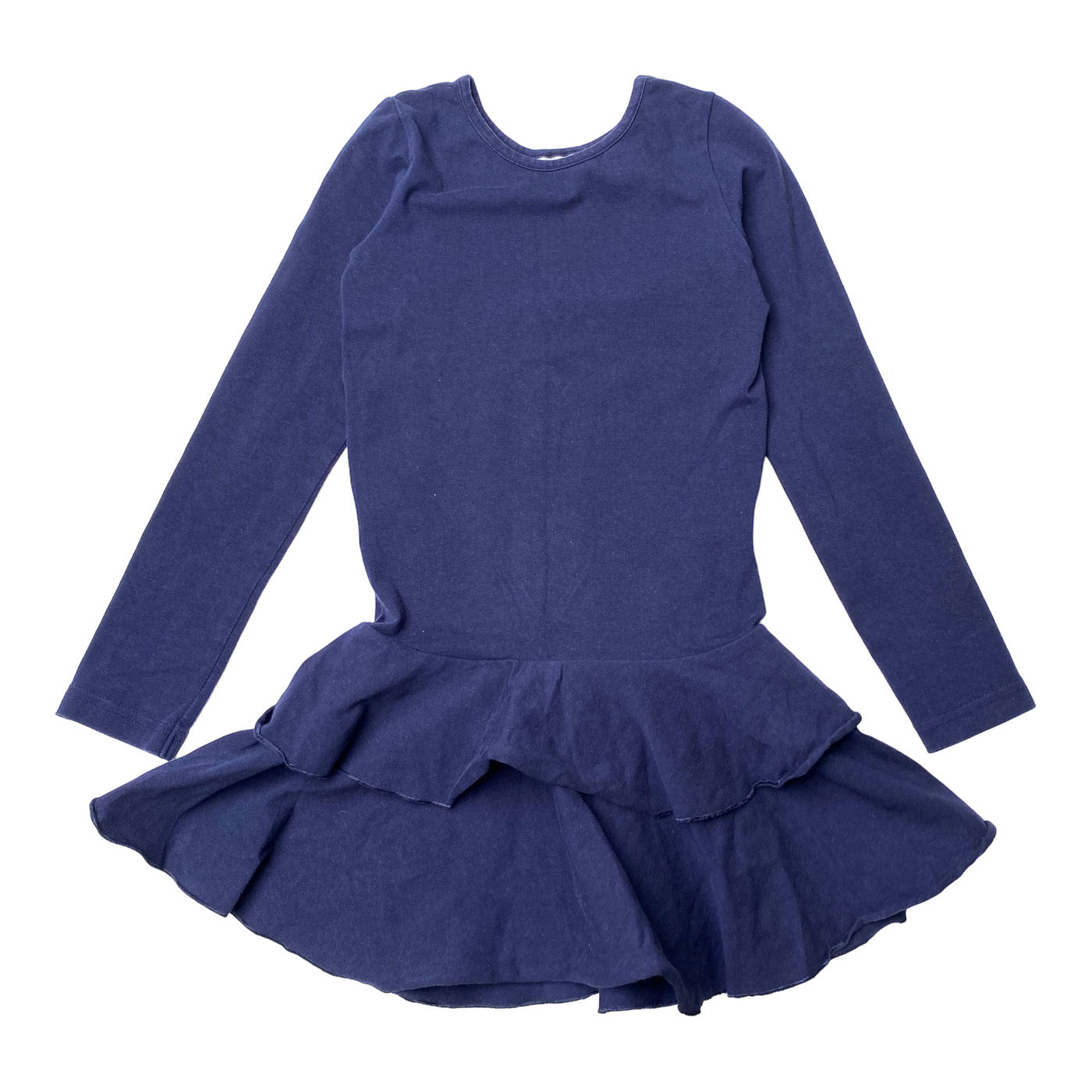 Gugguu frilla dress, midnight blue | 116cm